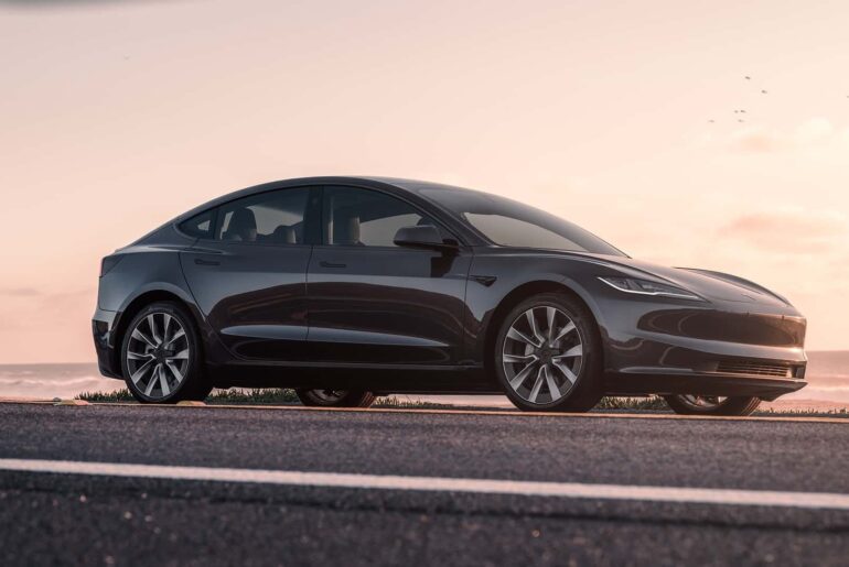 Tesla makes the U.S.-spec $38,990 Model 3 RWD in California using battery cells from CATL, one of China’s biggest producers of EV batteries. New tariffs will raise the tax on imported Chinese EV batteries from 7.5% to 25%.