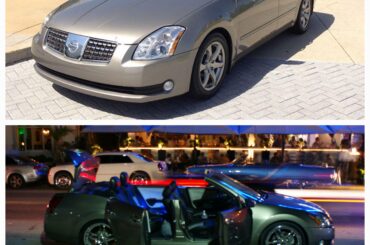 Four-door Nissan Altima convertibles (or roof removals), the official cars of...?