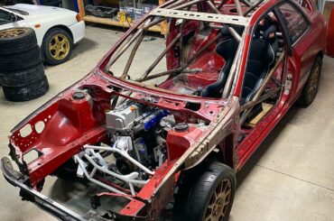 Good morning. Here is a WIP of a turbocharged Honda K24 powered 2001 Subaru Impreza. Have a great day.