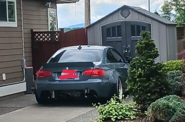 I was walking in my neighborhood until I saw this [Liberty Walk?] BMW M3