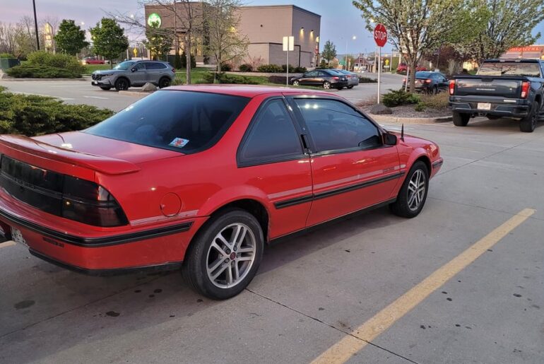 [Chevy Berreta] couldn't believe I saw one of these still on the road. Early 90s GMs are a rare site.