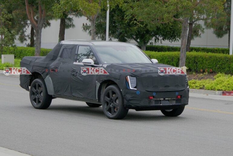 First Ever KIA EV Pickup Spied in California - Korean Car Blog