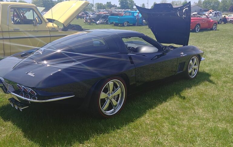 Russ Weid's [2013 Chevrolet Corvette] with a full body panel swap of a [C2 Chevrolet Corvette] spotted in Coldwater, MI