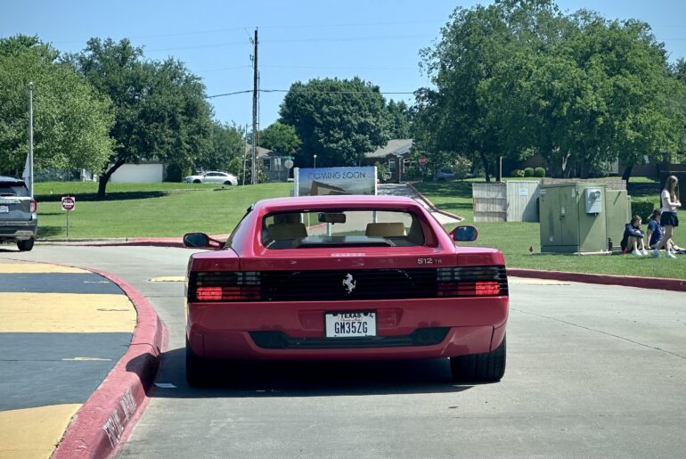 [Ferrari 512TR] at my sons school I nMcKinney, TX