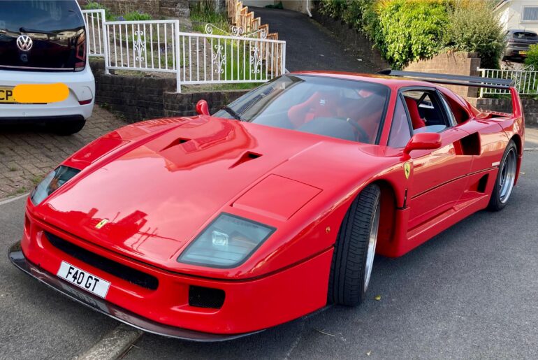 Truly iconic [Ferrari F40] that I was lucky enough to be a passenger in.