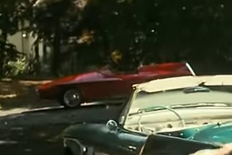 A Plymouth XNR they used as a BACKGROUND car in the first episode of the Fallout TV show. Every photo included is more or less all the screen time it got.