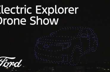 Ford Electric Explorer Drone Show