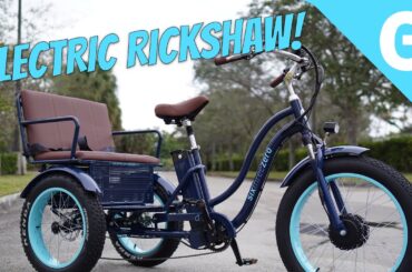 SixThreeZero Electric Rickshaw Review: E-biking The Whole Family!