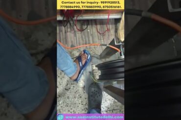 Electric vehicle motor repair. Controller motor wiring and connection | SEE. #shorts #motorwinding