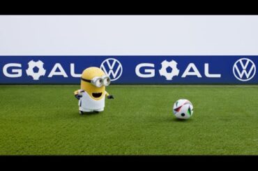 Volkswagen Special Models Goal presented by the DFB team featuring the Minions from Despicable Me 4