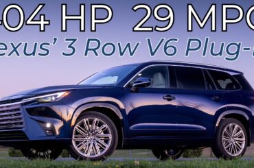 2024 Lexus TX 550h+ Plug-In Hybrid Review | Spacious, Quick, Efficient
