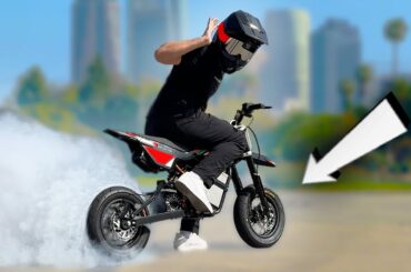 I Put Street Wheels on the Mini Moto!