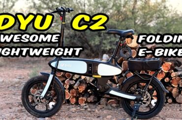 DYU C2 Full Electric Foldable E-Bike Review #DYU #ebike #electricbicycle #electricbike