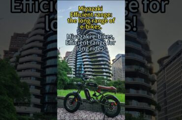 Miyazaki Efficient range: the long range of e-bikes. #ebiker #MiyazakiR7Pro #MiyazakiPro