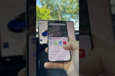 Send directions to your Tesla right from your phone