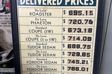 When you could buy a car for less than $1000