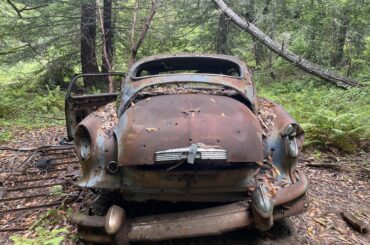 Found the remains of what I think is a ‘51 Nash Statesman AirFlyte