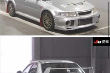 Average auction price for EVO 6‘s in Japan