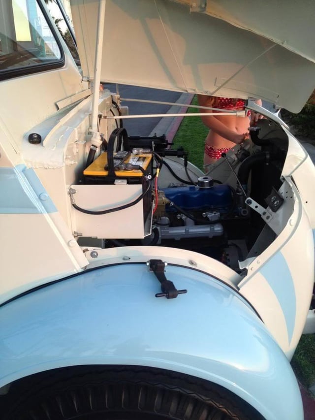 A couple more of our Divco model mascots and the engine bay, as ...