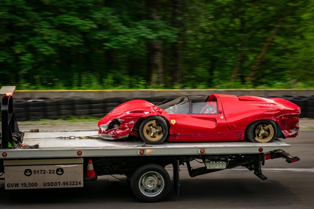 Ferrari 330 P3 Accident @ Pacific Raceways