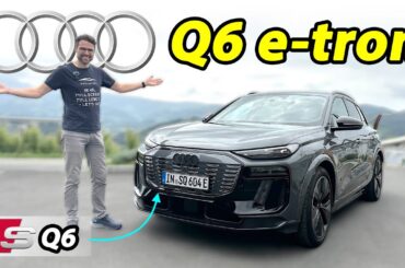 Audi Q6 e-tron driving REVIEW with SQ6 - better pick than Porsche Macan EV?