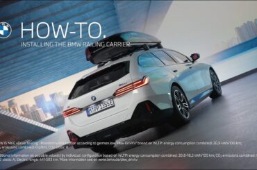 The BMW Roof Railing Carrier: Step-by-Step Mounting Tutorial.