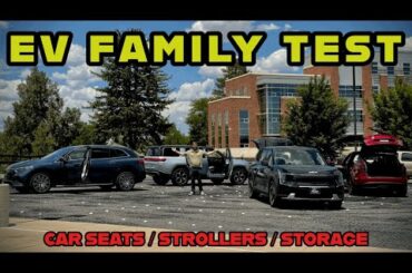 The Best Electric Car For A Big Family! Rivian R1S v Tesla Model X v Kia EV9 v Mercedes EQS SUV