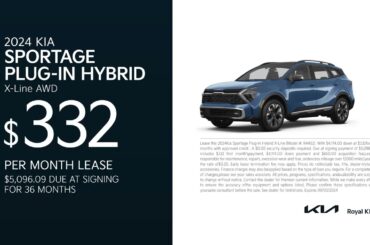 Kia Sportage Plug-In Hybrid 07/15/2024 4065485