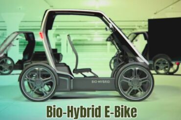 Combines Human and Electric Power to Move Cargo | Bio-Hybrid E-Bike