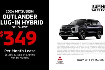 Mitsubishi Outlander Plug-In Hybrid 07/25/2024 4103316