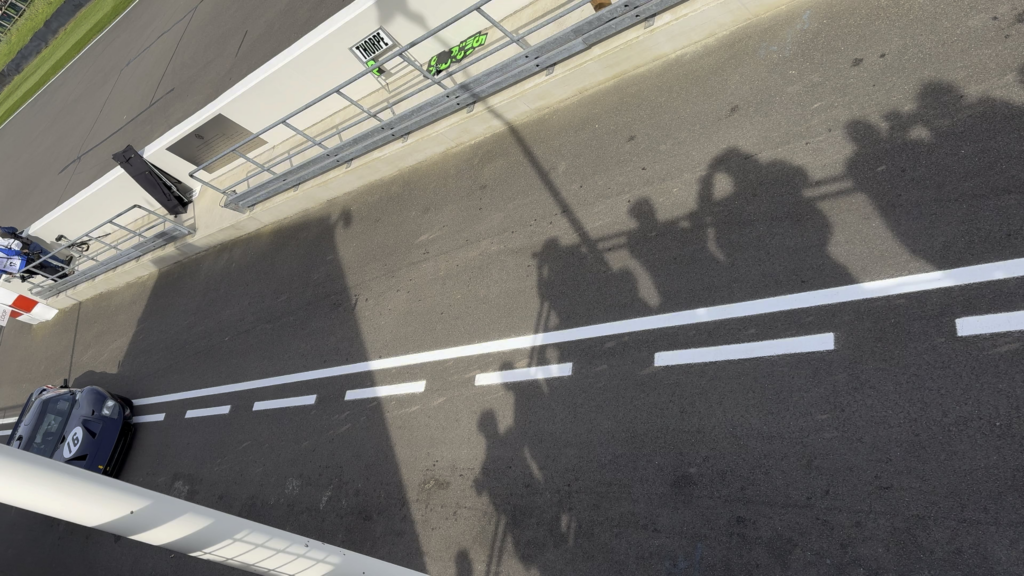 Ford GT40 with a door that won’t shut - just like in the movie Ford v Ferrari