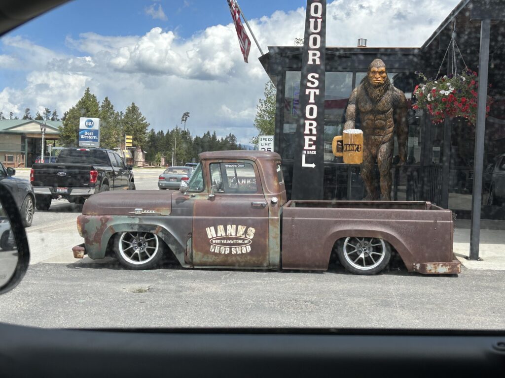 Spotted this outside of Yellowstone