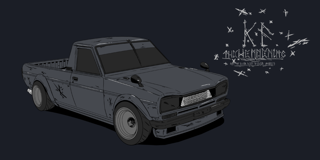 datsun sunny hakotora gtr