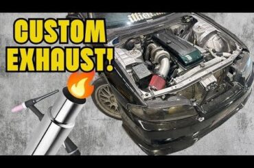 Made a custom stainless exhaust for my r33, let me know what you think!