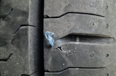 Lucky day: found a diamond in my tire💎