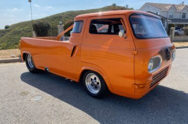 Pro Street 1960 Ford Econoline with mid-mounted supercharged 454ci Chevy V8