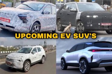 Top 5 Upcoming EV Suv's Launch Soon in India | Upcoming Electric Cars