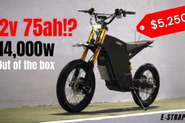 This New E-Bike is INSANE | Top Speed test + Unboxing | E-STRAPZ SB STORM