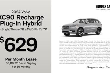 Volvo XC90 Recharge Plug-In Hybrid 08/17/2024 4201319