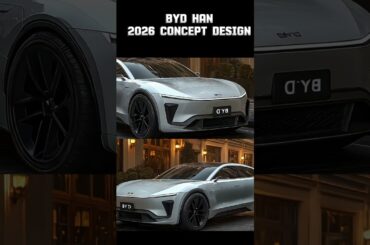 Next Gen BYD HAN Electric Sedan with Luxury  Design #automobile #car #byd