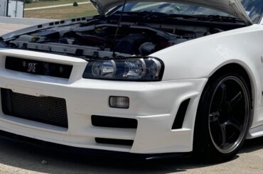 Like the other gentleman with a white R34 GTR…