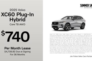 Volvo XC60 Plug-In Hybrid 08/23/2024 4221083