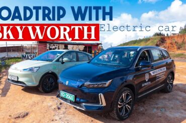 We drove a SKYWORTH Electric Vehicle.The Dawn of ELECTRIC VEHICLES in KENYA.