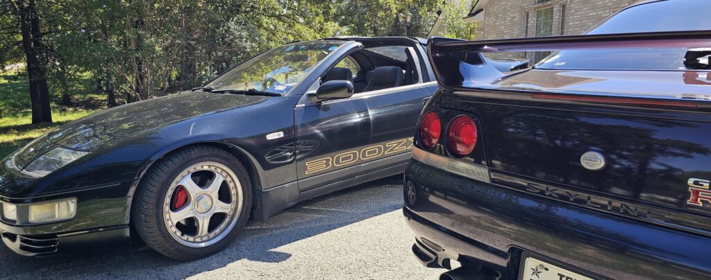 Topless Fairlady gets the nod with the first cool weather of the late Texas summer...