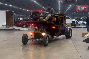 Turning something that wasn’t a car into one: 1880s stagecoach with a supercharged big block.