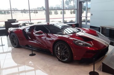 We found this 2020 Ford GT on display in a car museum.