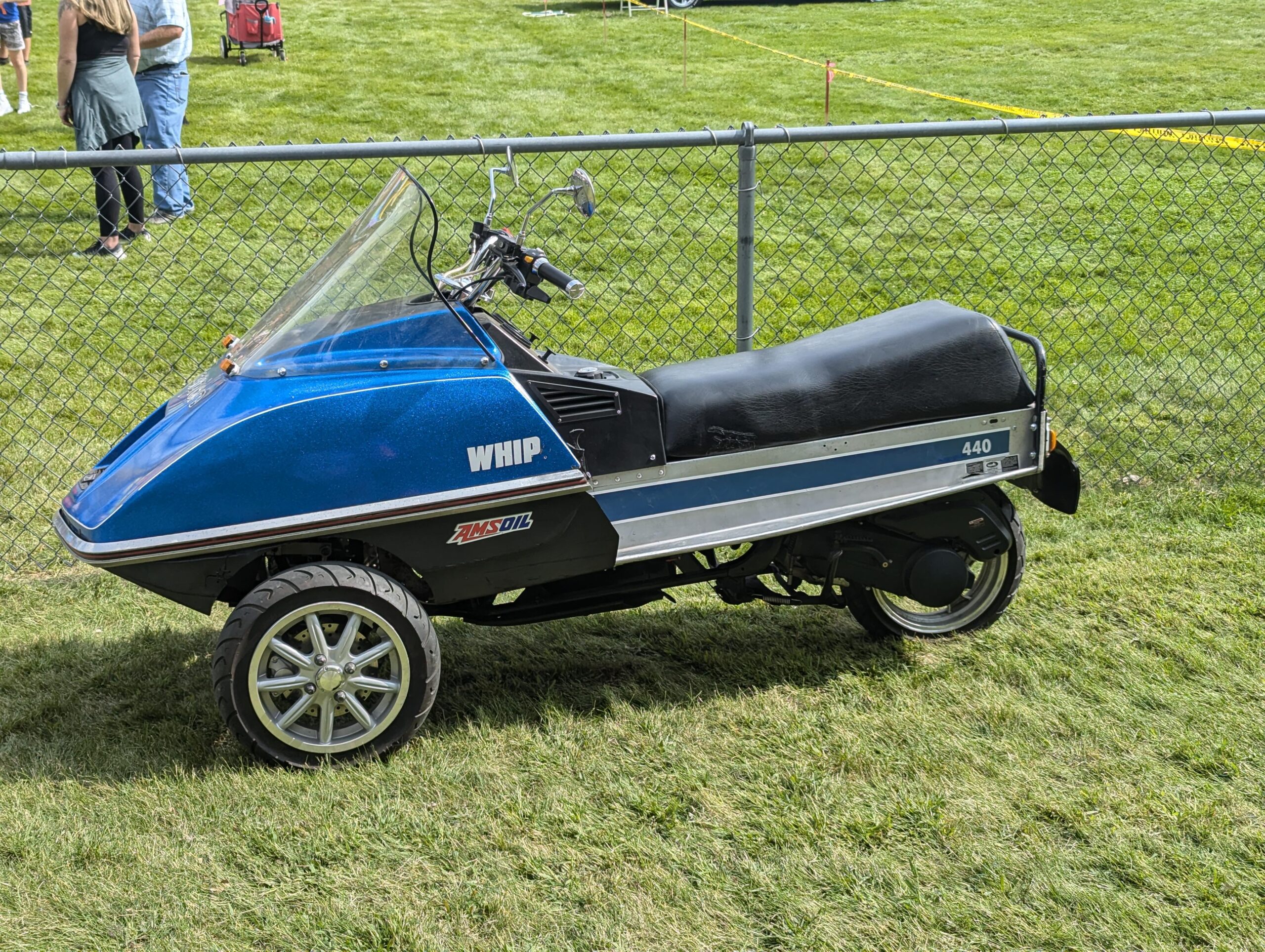 This Scorpion Whip snowmobile converted to a reverse-trike - EVSHIFT