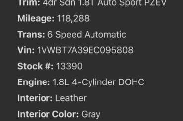 Honda accord 2012 or Volkswagen Passat?