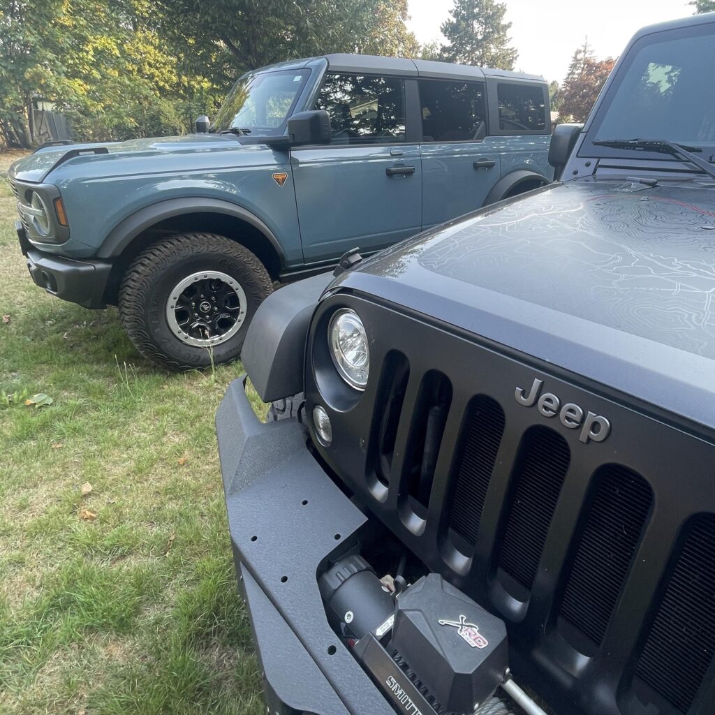 My retired father just brought home a new ride solely to spite my Wrangler. He’s still chuckling at his cleverness.