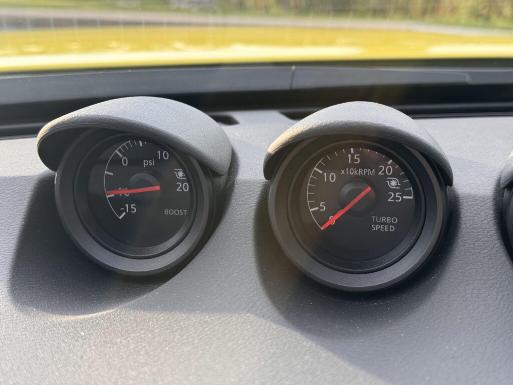 For those who haven’t seen a turbo speed gauge before